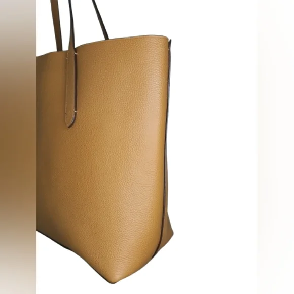 Coach NWOT Tan Leather Tote Bag - Picture 7 of 16